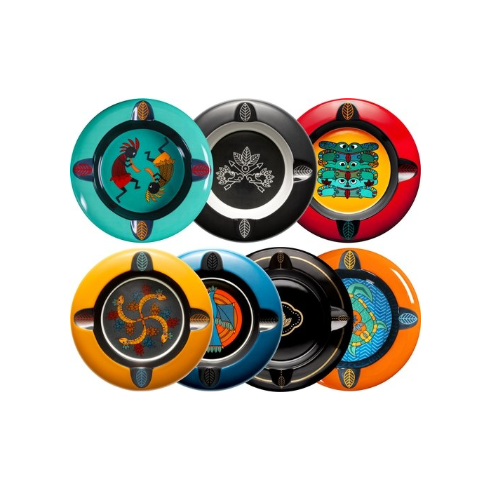 טוטם- מאפרת חרסינה צבעונית