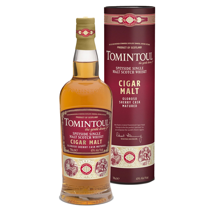 ויסקי טומינטול סיגר מאלט ספייסייד